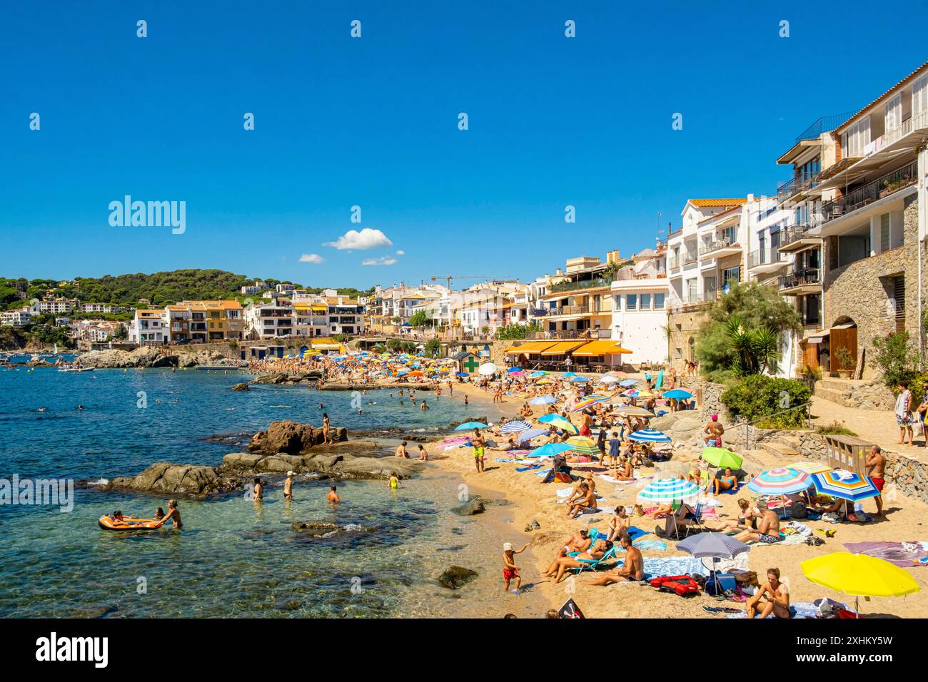 Spanien, Katalonien, Costa Brava, Calella de Palafrugell Stockfoto