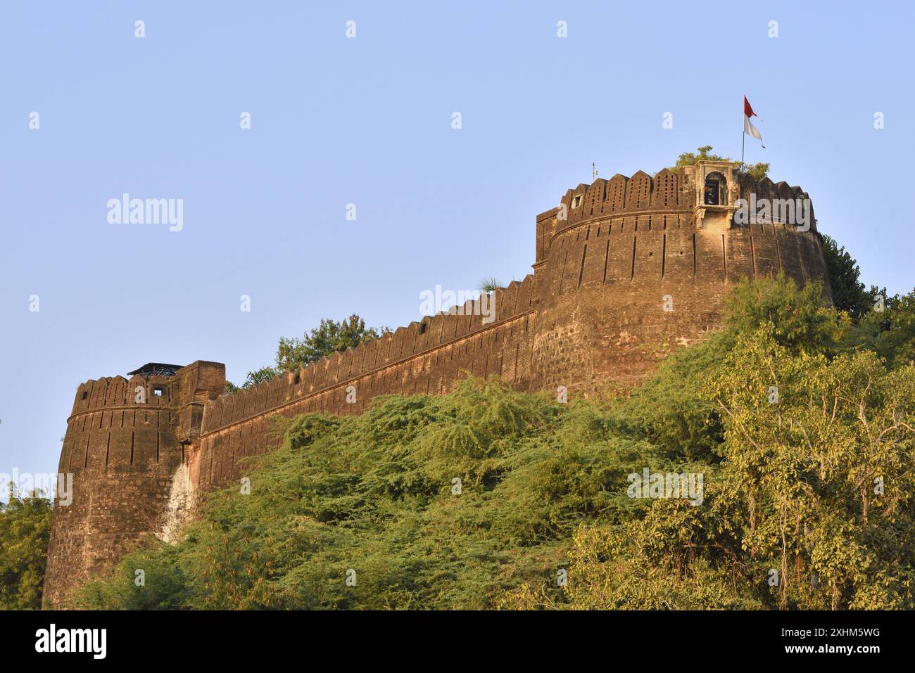 Indien, Madhya Pradesh, Maheshwar, Ahilya Fort Stockfoto