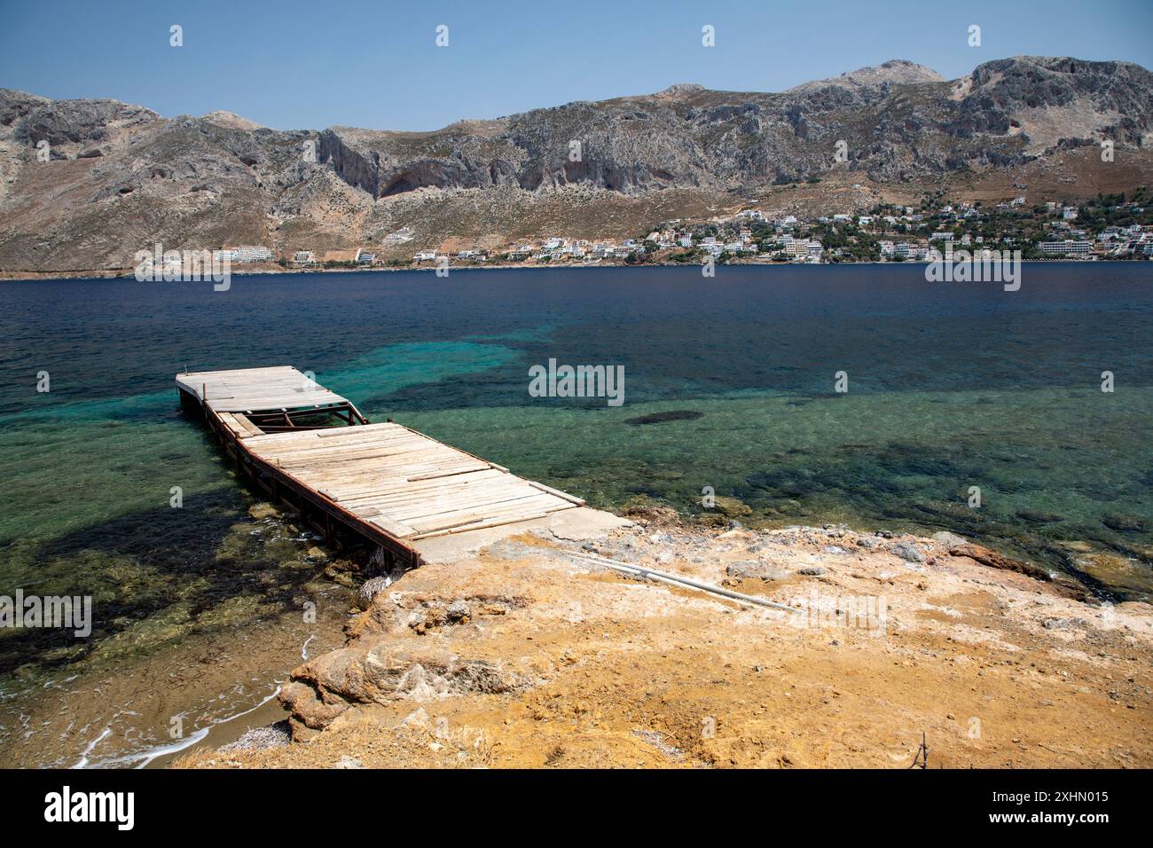 Kalymnos und Telendos Island Stockfoto