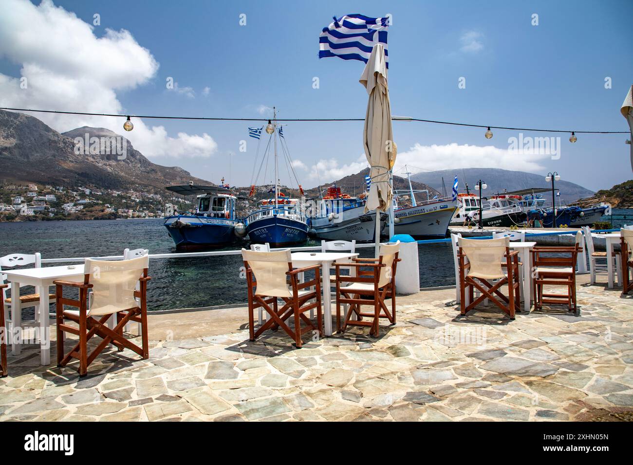 Kalymnos und Telendos Island Stockfoto