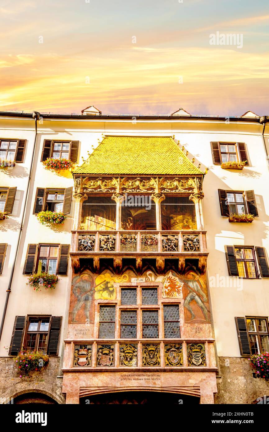 Altstadt von Innsbruck, Österreich Stockfoto