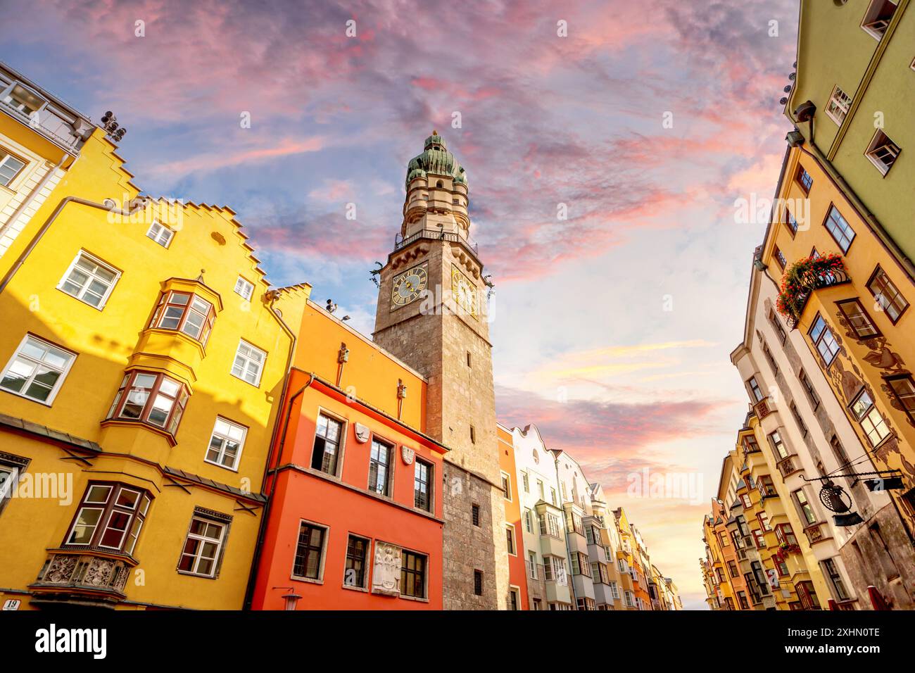 Altstadt von Innsbruck, Österreich Stockfoto