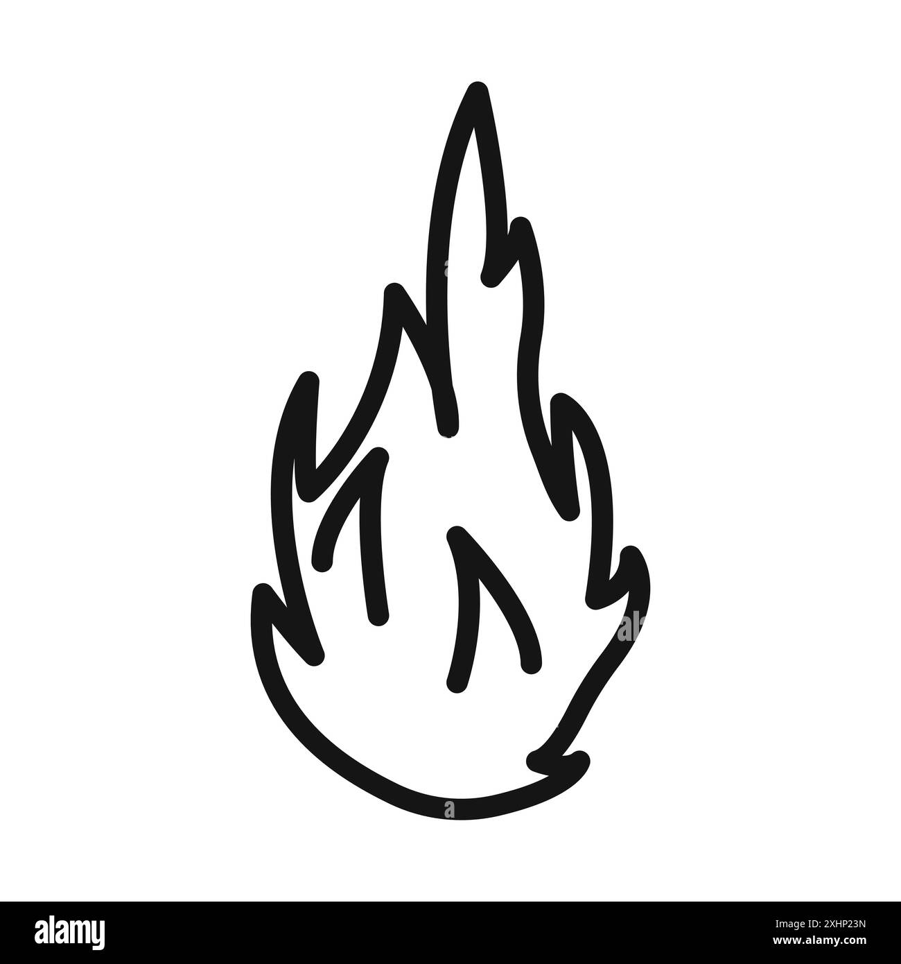 pitaya Icon Black Line Art Vektor in schwarz-weiß Umriss Set Sammlung Zeichen Stock Vektor