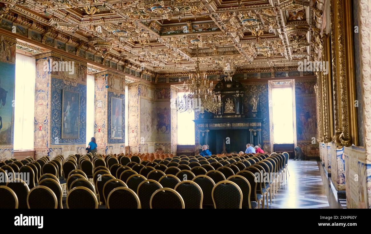 Im Schloss Frederiksborg Stockfoto