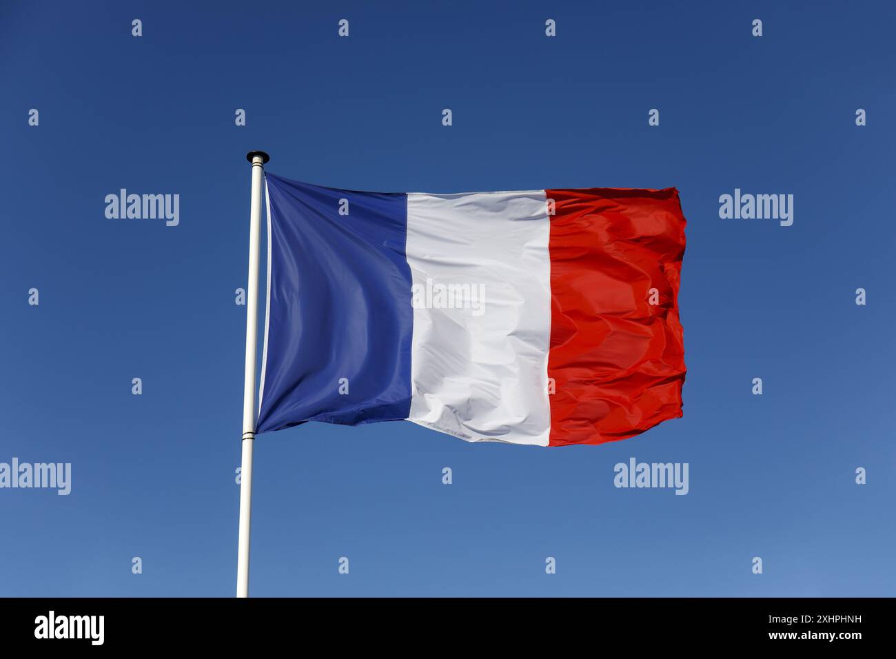 Frankreich, französische Flagge, blau, weiß, rot Stockfoto