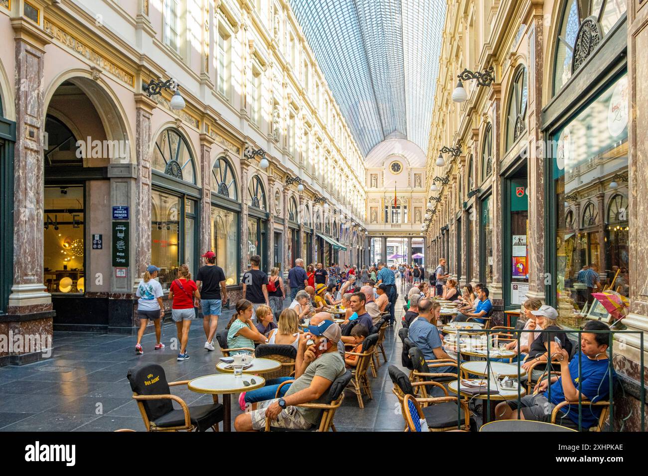 Belgien, Brüssel, Royal Saint-Hubert Galerien Stockfoto