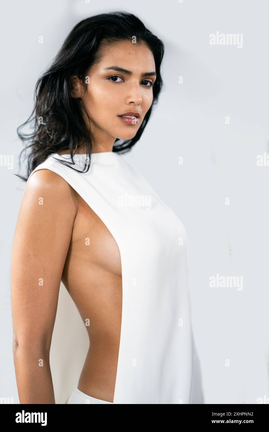 London Fashion Week - Westminster Fashion - Backstage - Juni 2024 - Mode:l Lisa Mendes Stockfoto