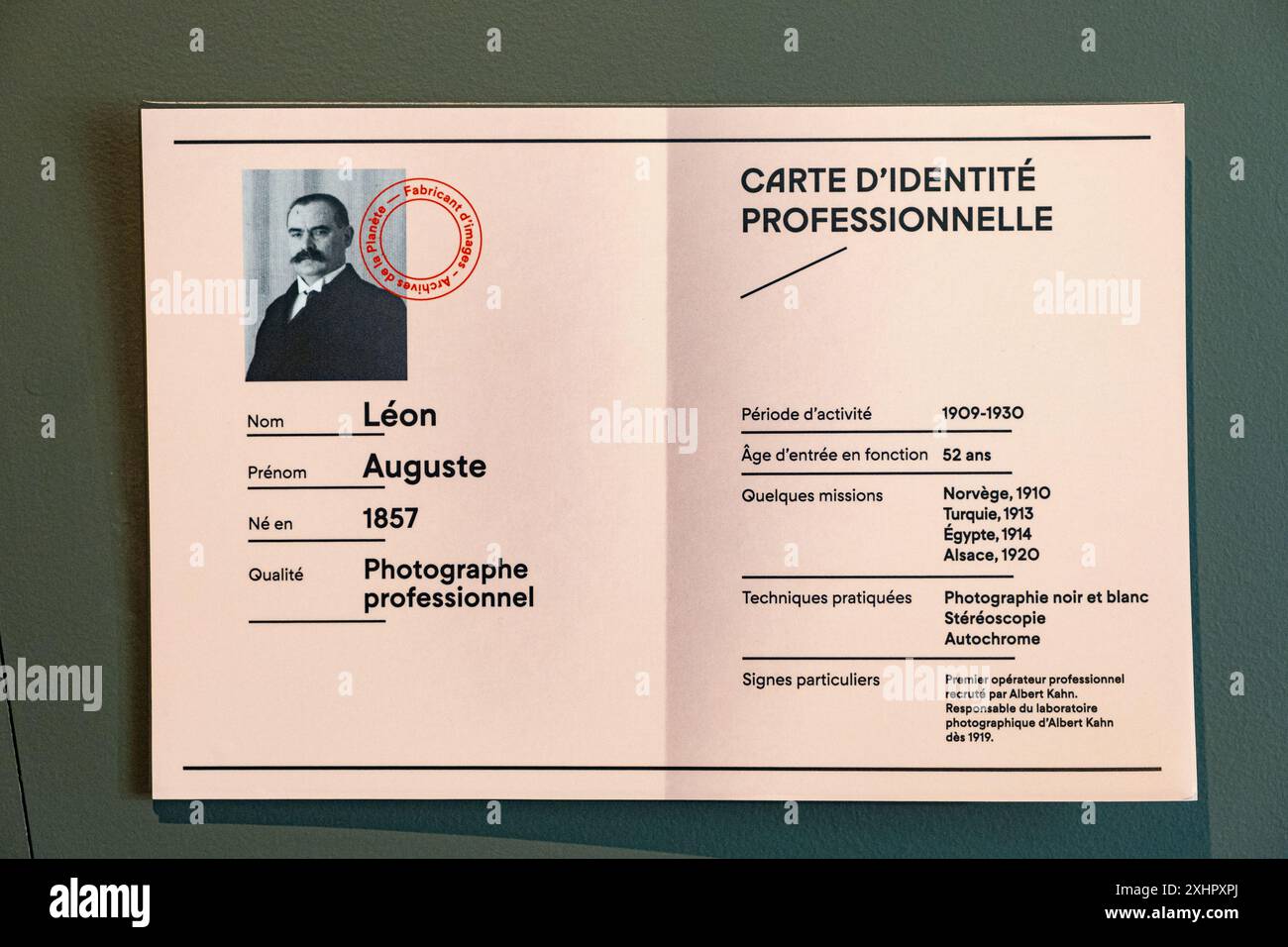 Frankreich, Hauts de seine, Boulogne Billancourt, Albert Kahn Abteilungsgarten und Museum, die Bildfabrik, professionelle Fotokarte Stockfoto