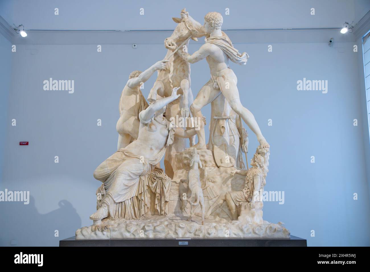 Farnese Bullskulptur. Archäologisches Museum Neapel. Neapel, Italien. Stockfoto
