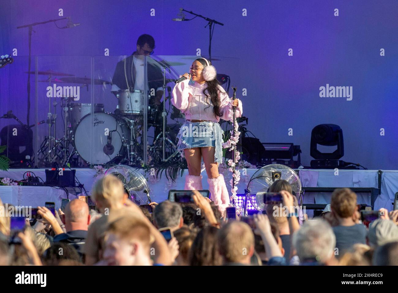 Zoe Wees lebt am Potsdamer Stadtwerkefest, 13.07.2024 Stockfoto