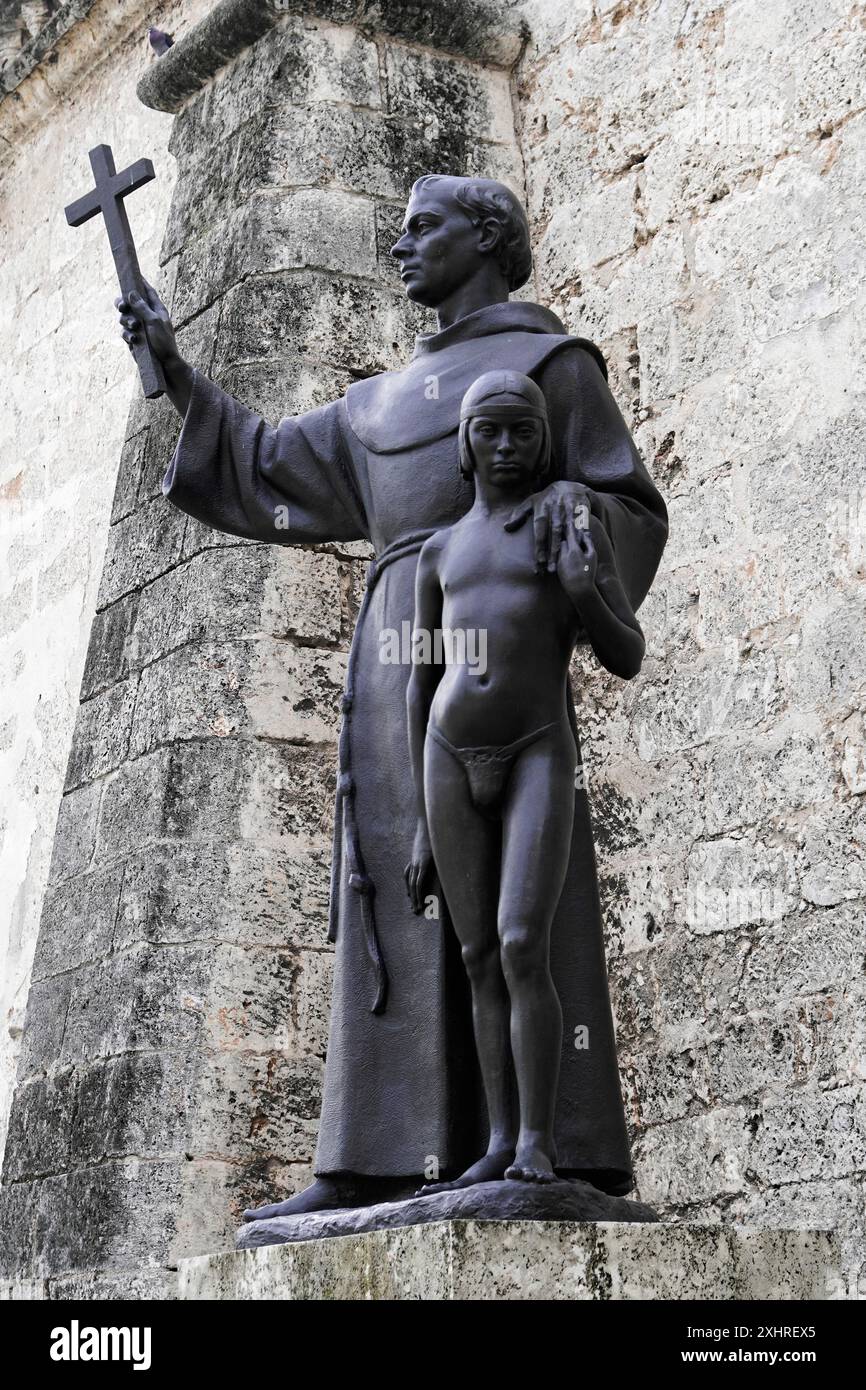 Catedral de la Habana, Kathedrale von Havanna, Baubeginn 1748, barocke Fassade, Plaza de la Catedral, Havanna, Kuba, Grosse Antillen Stockfoto