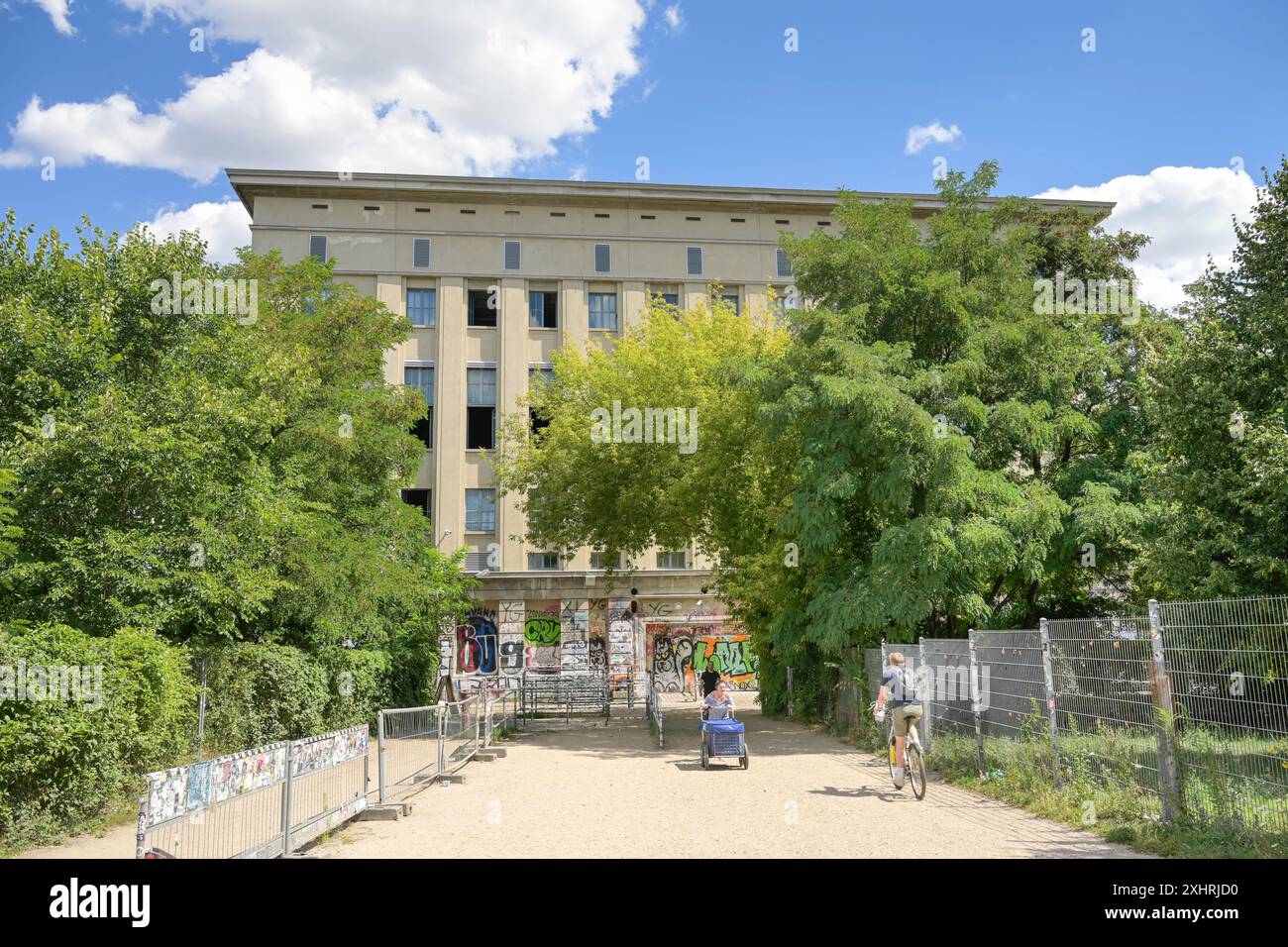 Berghain Club, Am Wriezener Bahnhof, Friedrichshain, Berlin, Deutschland Stockfoto