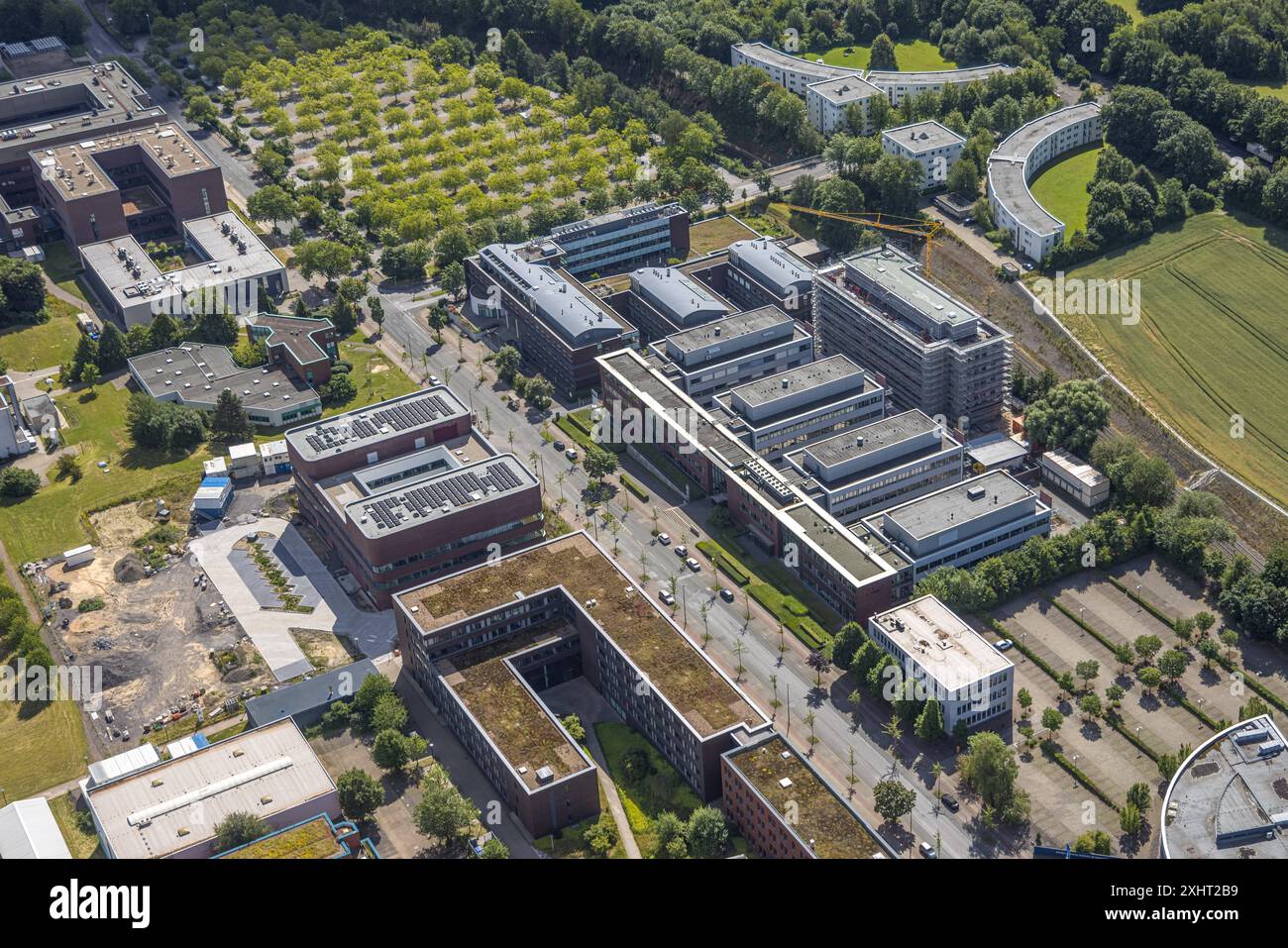 Luftbild, TU Technische Universität Dortmund TZDO Technologiezentrum Dortmund, BMZ 2 BioMedizinZentrum Dortmund, Max-Planck-Institut für molekulare Physiologie, Otto-Hahn-Straße, Eichlinghofen, Dortmund, Ruhrgebiet, Nordrhein-Westfalen, Deutschland ACHTUNGxMINDESTHONORARx60xEURO *** Luftaufnahme, TU Dortmund TZDO Technology Center Dortmund, BMZ 2 BioMedicalCenter Dortmund, Max-Planck-Institut für Molekularphysiologie, Otto-Hahn-Straße, Eichlinghofen, Dortmund, Ruhrgebiet, Nordrhein-Westfalen, Deutschland ATTENTIONxMINDESTHONORARx60xEURO Stockfoto