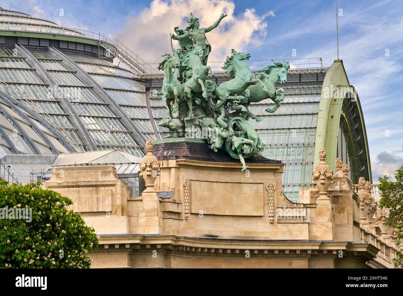 L’Harmonie Triomphant de la Discorde, Bildhauer Georges Récipon, Grand Palais, Paris, Frankreich Stockfoto