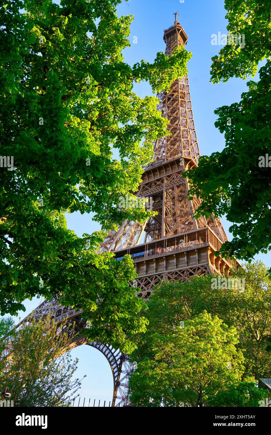 Eiffel-Turm. Paris. Frankreich. Stockfoto