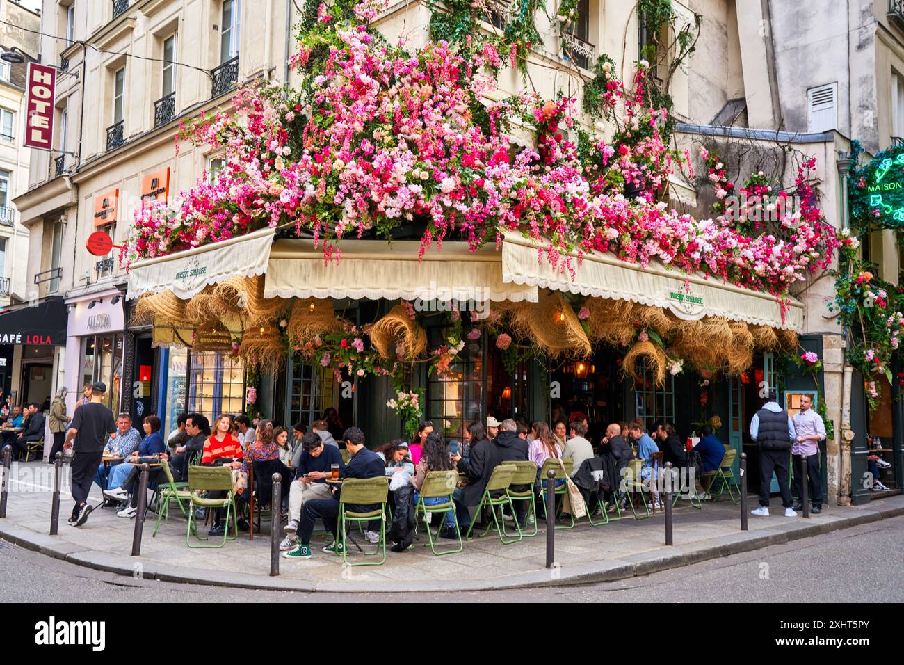 Maison Sauvage, Saint-Germain-des-Prés, Paris, Frankreich Stockfoto