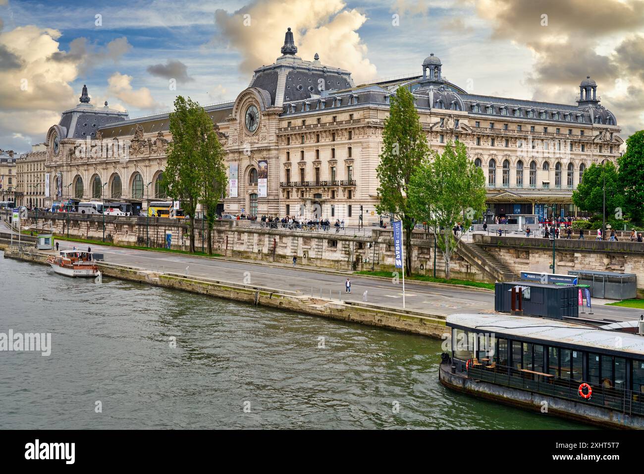 Musée d'Orsay, seine, Paris, Frankreich, Europa Stockfoto