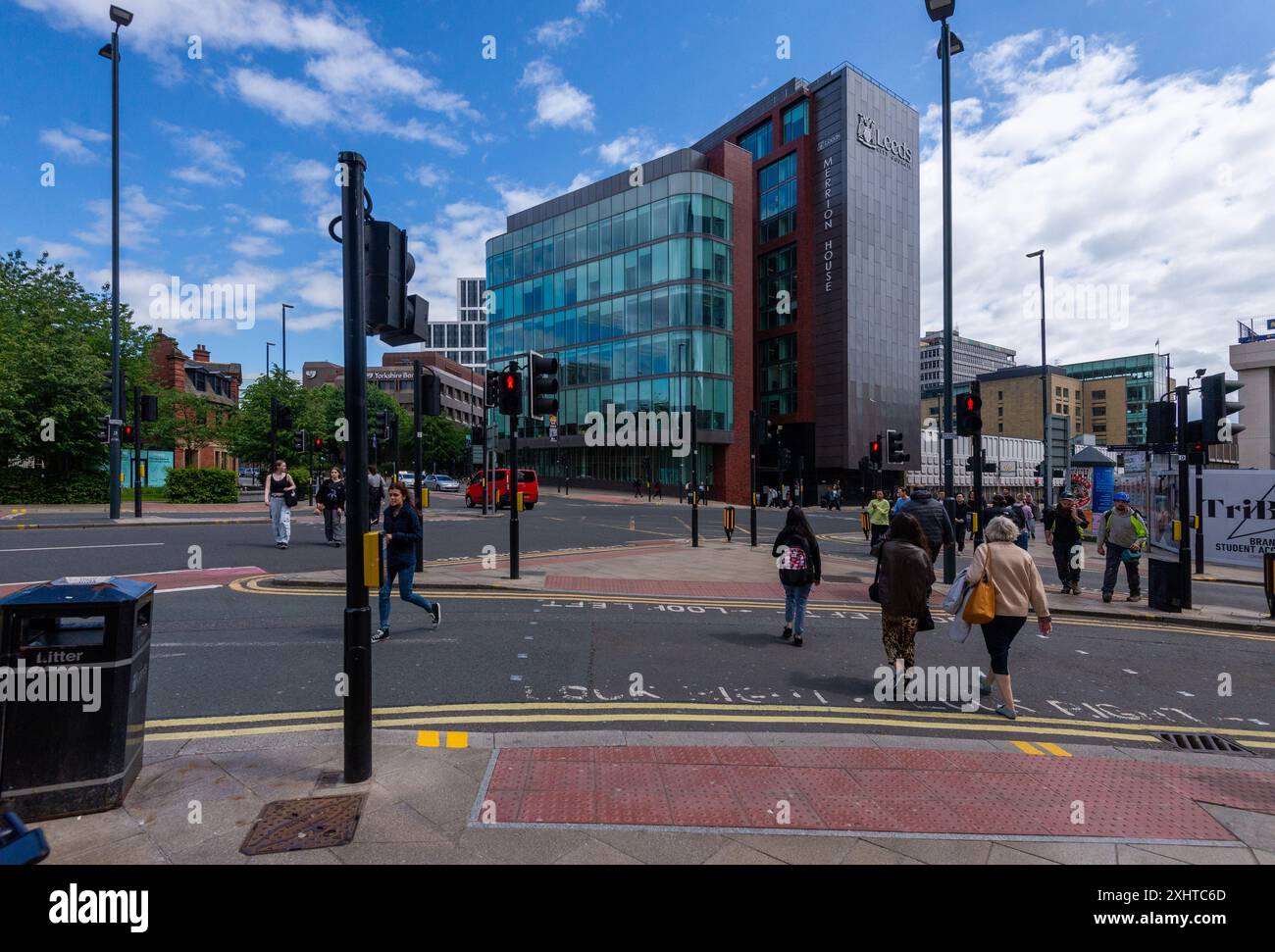 Merrion House, Leeds, West Yorkshire, England Stockfoto