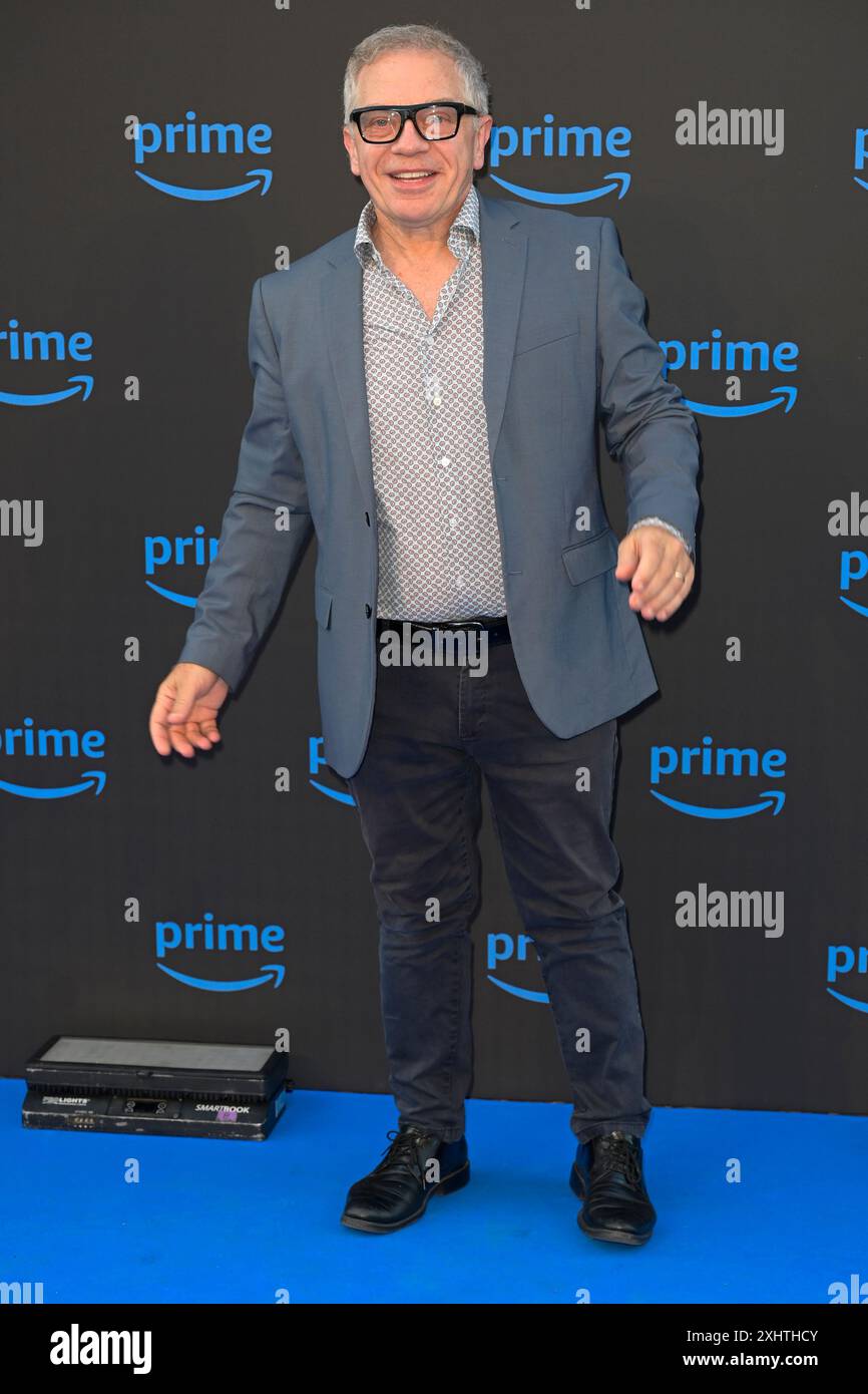 Rom, Italien. Juli 2024. Marco Marzocca nimmt an der Veranstaltung blu Carpet of Prime Video Presents Italia 2024 in der Villa Miani Teil. Quelle: SOPA Images Limited/Alamy Live News Stockfoto