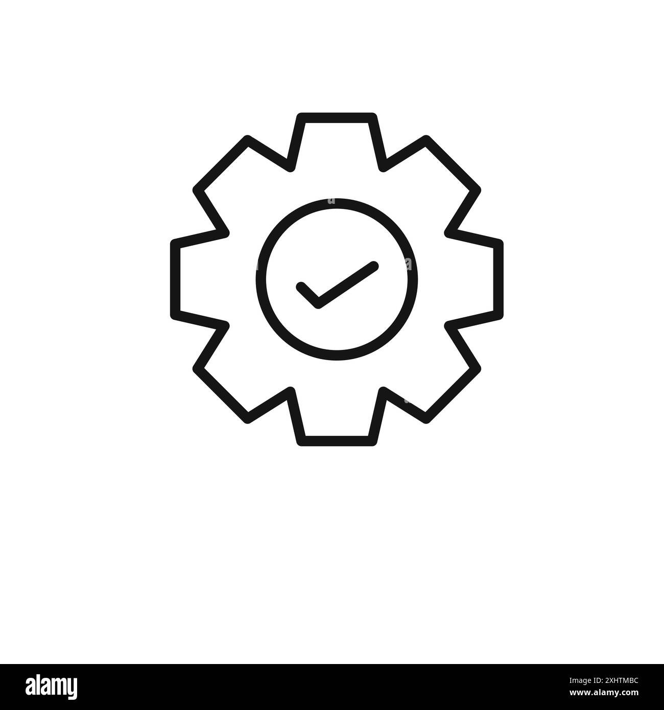 Das Symbol für das Engineering Tool stellt eine Sammlung oder einen Satz in Schwarzweiß dar Stock Vektor