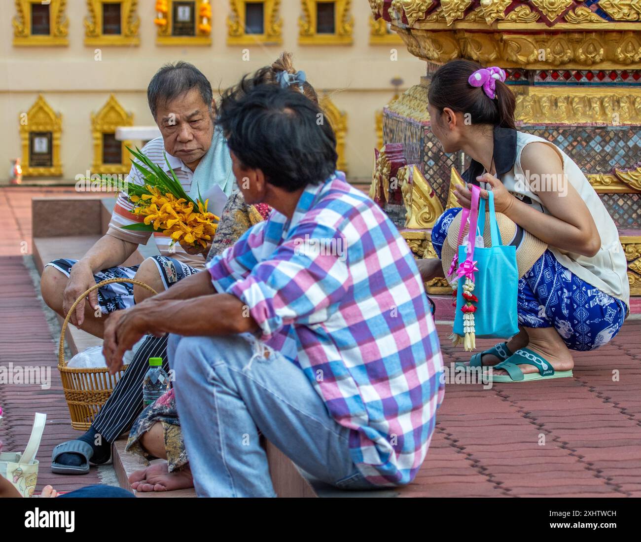 Zu Ehren des toten Thailands Stockfoto