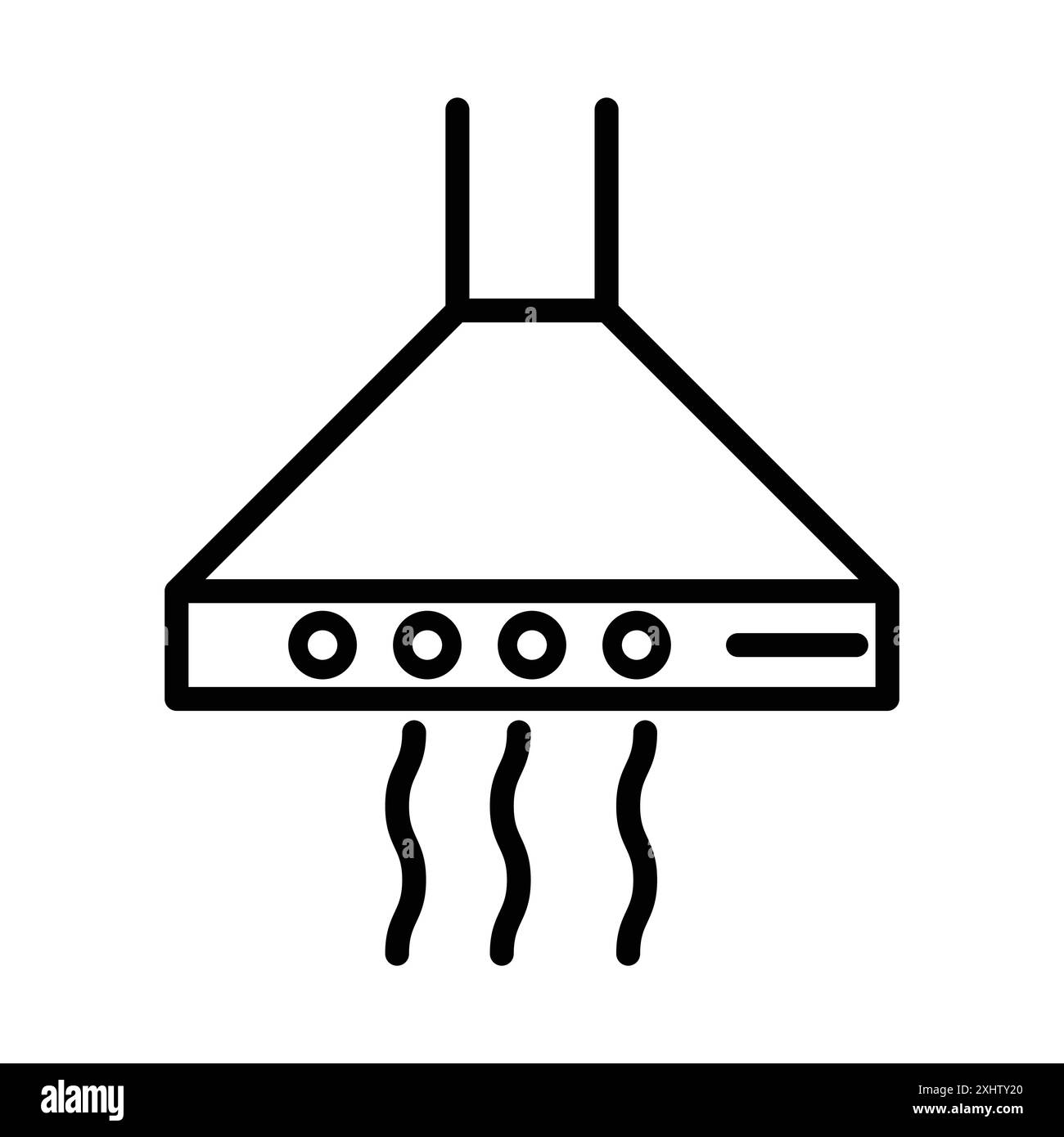 Set mit linearer Logomarke in Schwarz und weiß für Web-Zwecke Stock Vektor