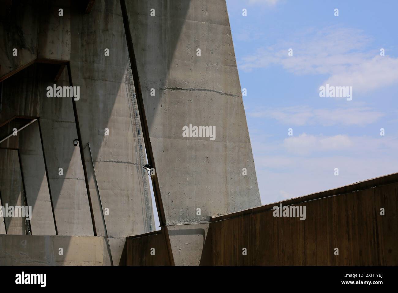 Ciudad de Mexico, Mexiko - 11. September. 2022: Aufbau des Azteca-Stadions Stockfoto