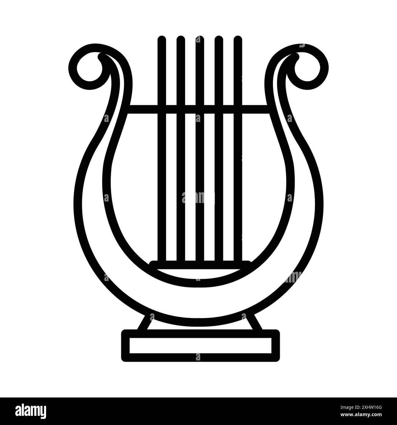 Lire Icon Linear-Logo-Set-Kollektion in Schwarz-weiß für Web-Zwecke Stock Vektor