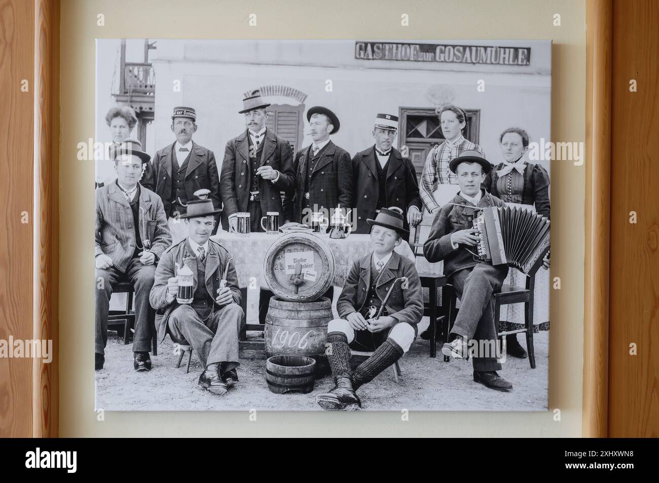 Bad Ischl, Oberösterreich, Österreich. Historische Fotos vom Salzkammergut Stockfoto