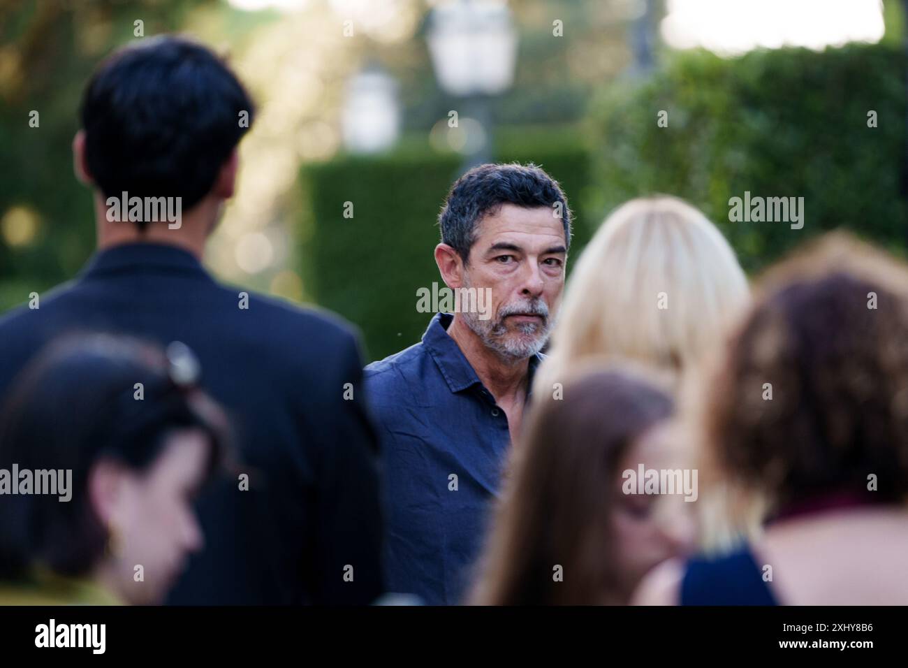 ROM, ITALIEN - 15. JULI: Alessandro Gassmann nimmt am Fotogespräch von Prime Video 2024 in der Villa Miani in Rom Teil (ph: Giovanna Onofri) Stockfoto