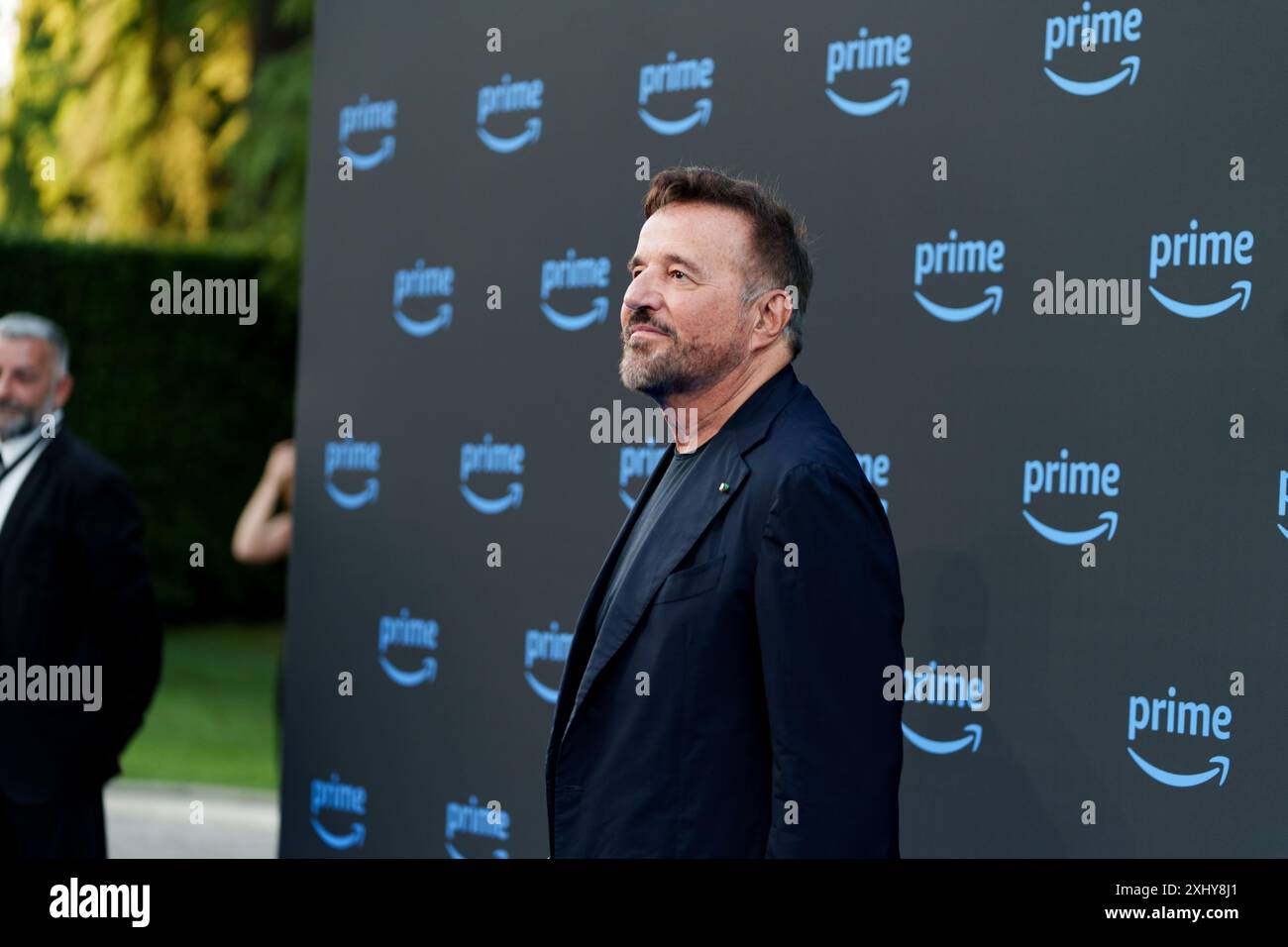 ROM, ITALIEN - 15. JULI: Christian de Sica nimmt am Fotogespräch von Prime Video 2024 in der Villa Miani in Rom Teil (ph: Giovanna Onofri) Stockfoto