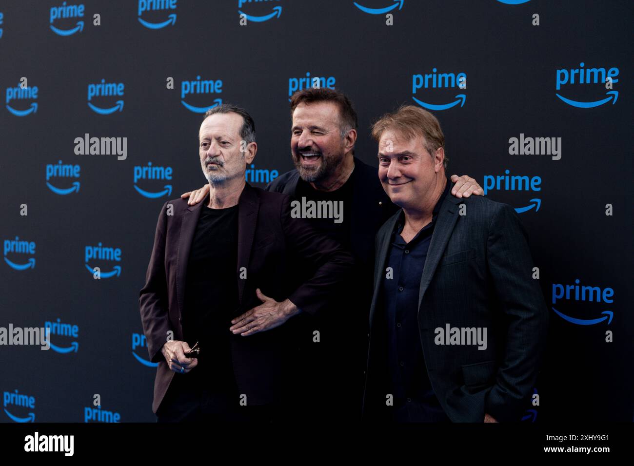 ROM, ITALIEN - 15. JULI: Rocco Papaleo, Christian de Sica und Corrado ...