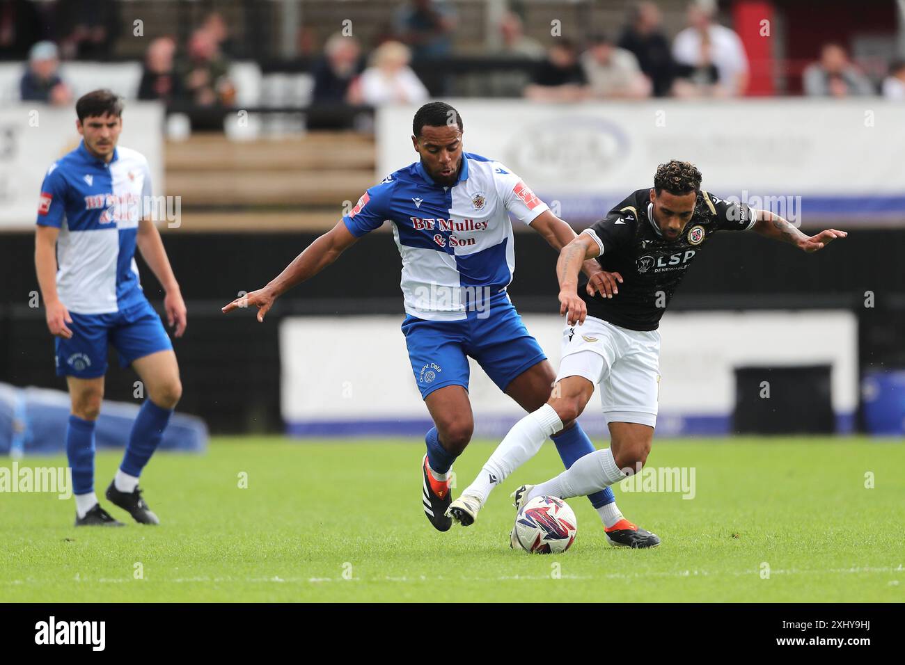 Hornchurch vs. Bromley, Freundschaftsfußball im Hornchurch Stadium am 13. Juli 2024 Stockfoto