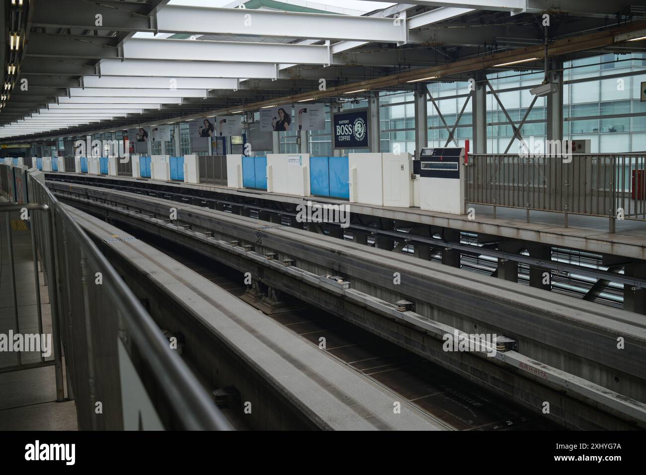 Monorail Station in Tokio Japan Stockfoto