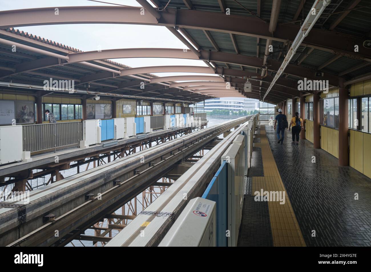 Monorail Station in Tokio Japan Stockfoto