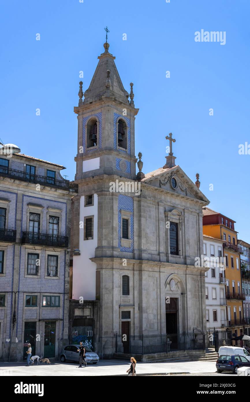 Porto, Portugal - 7. Juli 2022: Kirche São José das Taipas Stockfoto