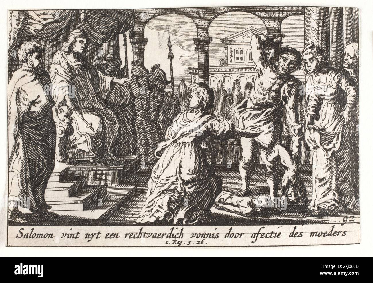 Das Urteil von Salomon Schut, Pieter Hendriksz. 1618–1660, Vorsterman (I), Lucas 1595–1675, Merian d.Æ., Matthäus 1593–1650, Rubens, Peter Paul 1577–1640, Visscher, Claes Jansz. 1586 - 1652 Kupferstich, Druck Hollsteins niederländische und flämische Radierungen, Stiche und Holzschnitte 1450-1700 (Band XLIII), Lucas Vorsterman I, Dieuwke de Hoop Scheffer, 1 Kopie A, C 38945, 1993. Catalog des éstampes gravées d'après P.P. Rubens, C. G. Voorhelm Schneevoogt, 2,10, 2271, 1873 das Urteil Salomons Stockfoto Das Urteil von Salomon Schut, Pieter Hendriksz. 1618–1660, Vorsterman (I), Lucas 1595–1675, Merian d.Æ., Matthäus 1593–1650, Rubens, Peter Paul 1577–1640, Visscher, Claes Jansz. 1586 - 1652 Kupferstich, Druck Hollsteins niederländische und flämische Radierungen, Stiche und Holzschnitte 1450-1700 (Band XLIII), Lucas Vorsterman I, Dieuwke de Hoop Scheffer, 1 Kopie A, C 38945, 1993. Catalog des éstampes gravées d'après P.P. Rubens, C. G. Voorhelm Schneevoogt, 2,10, 2271, 1873 das Urteil Salomons Stockfoto