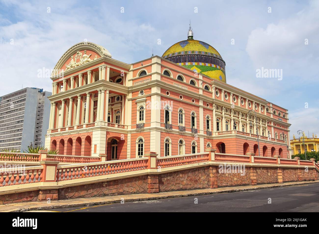 Amazonas Theatre - Manaus, Amazonas, Brasilien Stockfoto