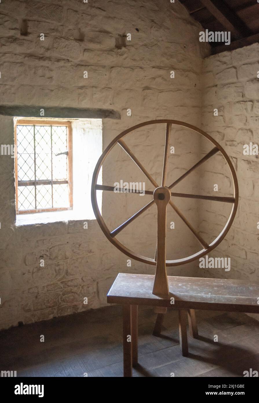 Kleine Wohnungen oder Zellen für die Kartäusermönche, die einst in Grace Mount Priory in der Gemeinde East Harlsey, North Yorkshire, Großbritannien lebten und arbeiteten Stockfoto