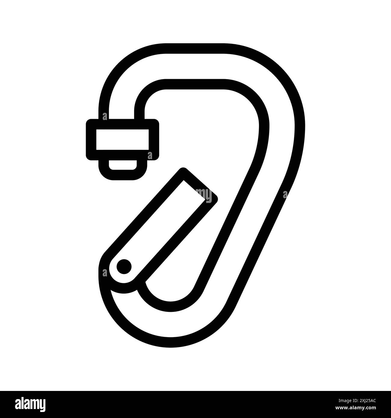 Set mit linearen Logomarken in Schwarz und weiß für Web-Zwecke Stock Vektor