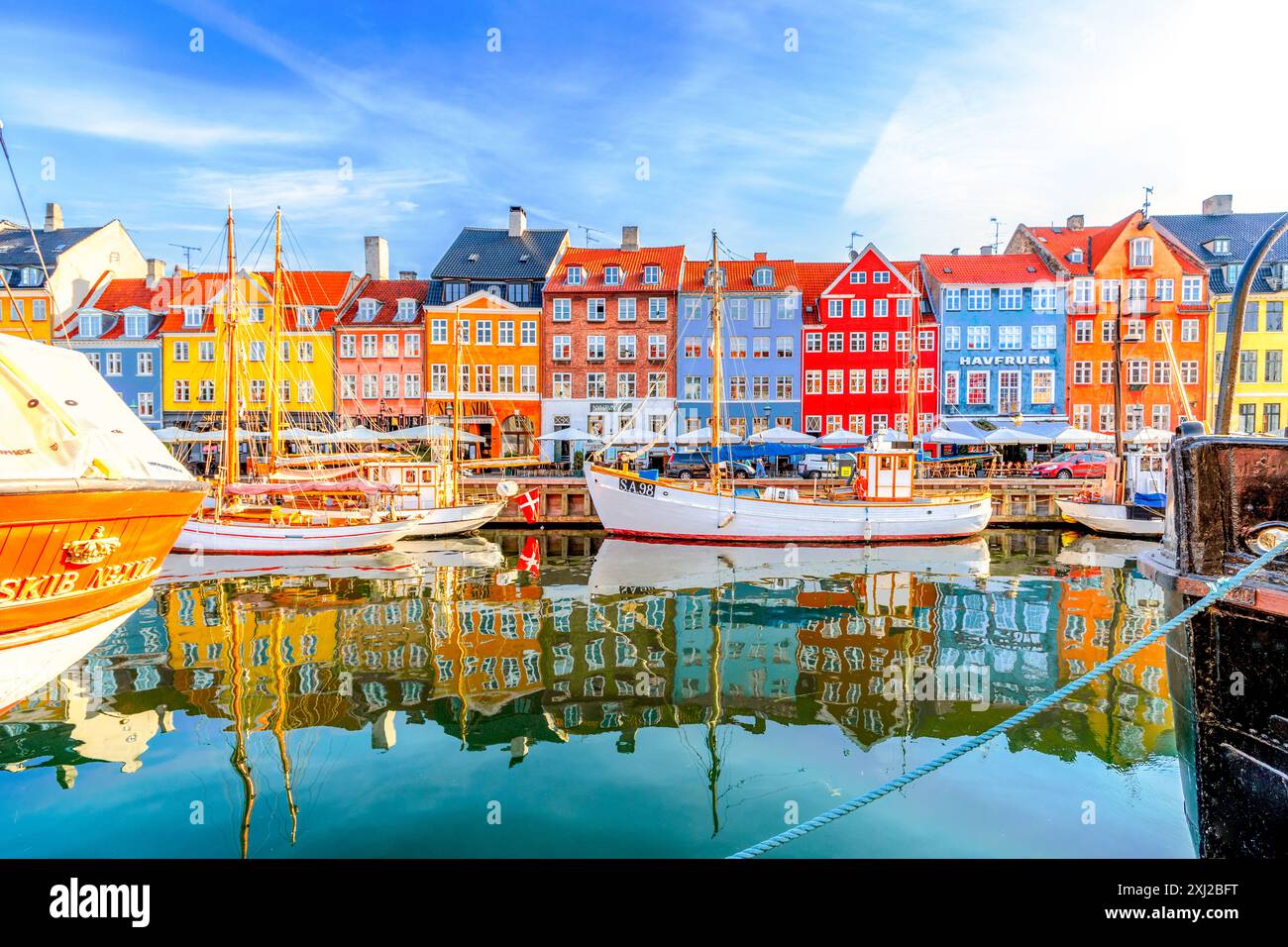 Altstadt von Kopenhagen, Dänemark Stockfoto