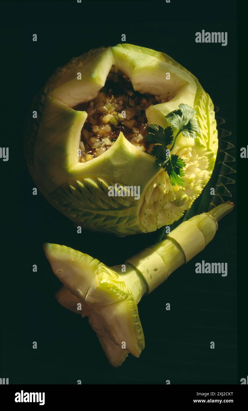 Shiang Mai thailändische Suppe Stockfoto