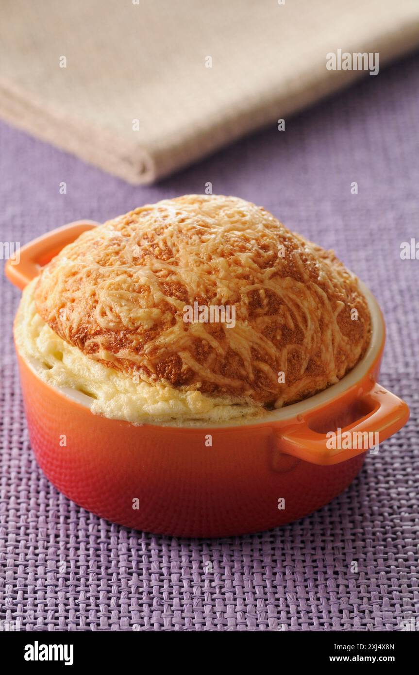 Käse-soufflé Stockfoto