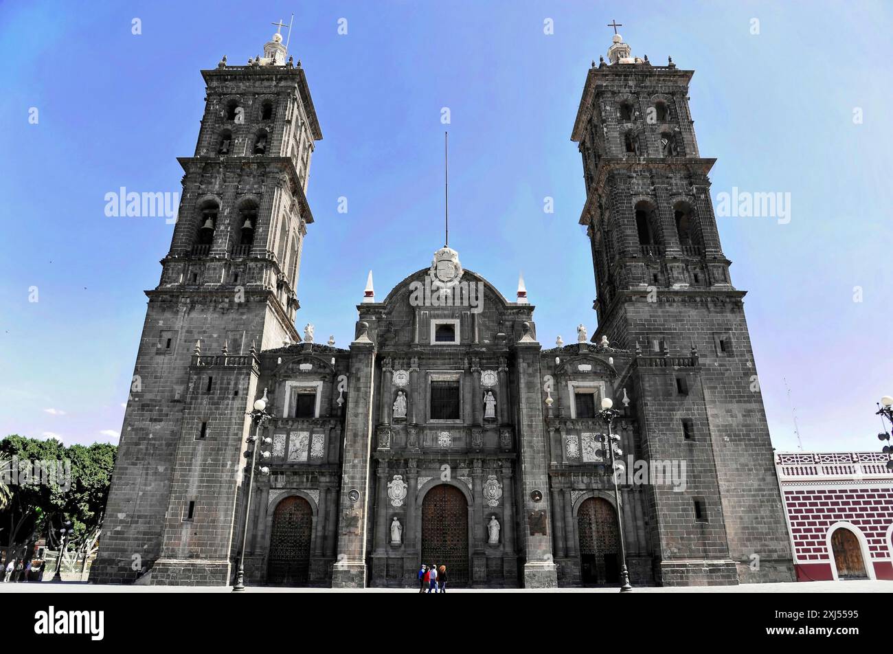 Kathedrale unserer Lieben Frau von der Unbefleckten Empfängnis, 1649, historisches Zentrum, UNESCO-Weltkulturerbe, Puebla, Bundesstaat Puebla, Mexiko, Norden Stockfoto