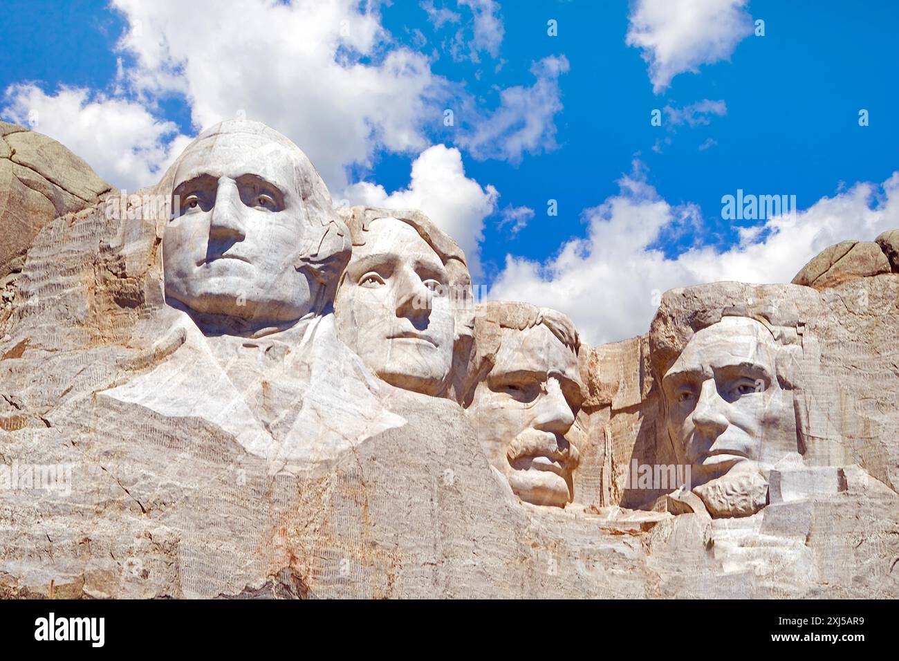 Mount Rushmore in South Dakota, Denkmal für vier US-Präsidenten, USA, Black Hills, 1941, National Memorial, Black Hills, Mount Rushmore, South Dakota Stockfoto