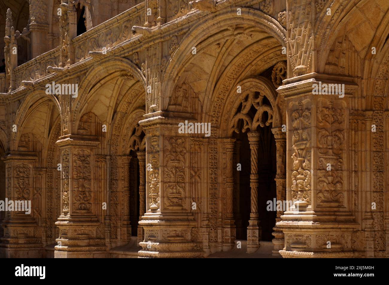 Kloster, Hieronymitenkloster Mosteiro dos Jeronimos, auch bekannt als Mosteiro de Belem, Belem, Lissabon, Portugal Stockfoto