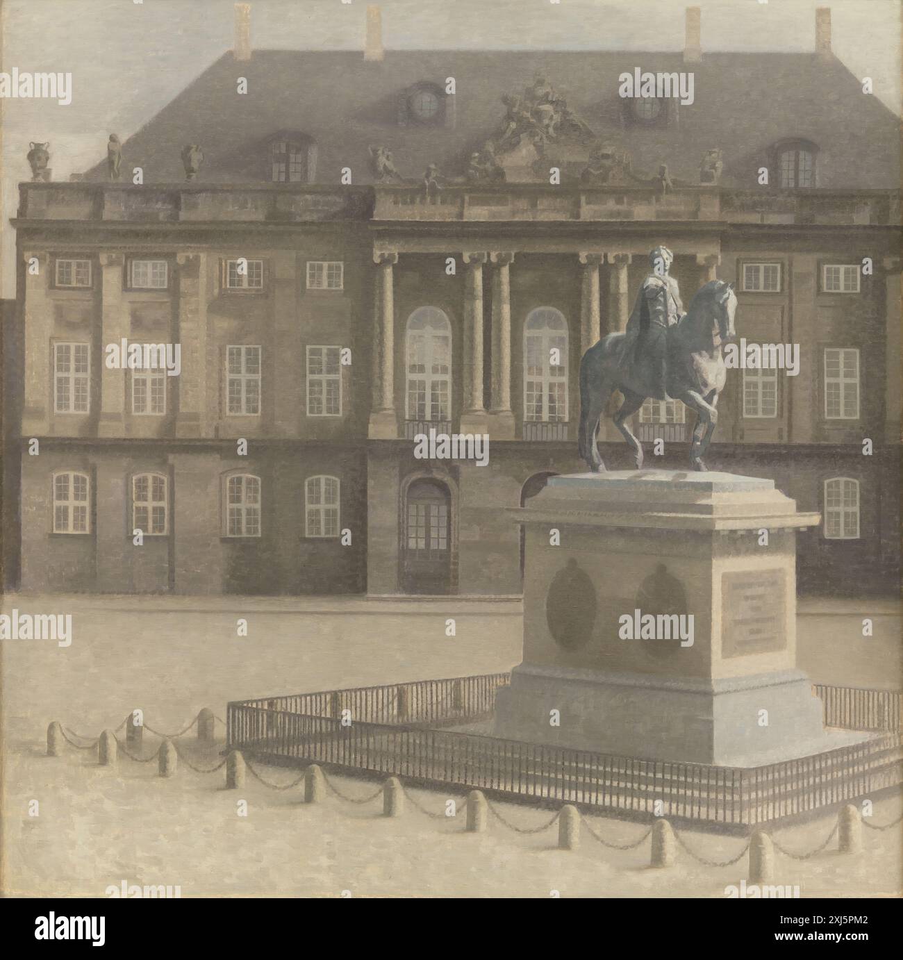 Amalienborg Platz, Kopenhagen Hammershøi, Vilhelm 1864 - 1916 Malerei die Seele des Nordens: Eine soziale, architektonische und kulturelle Geschichte der nordischen Länder, 1700-1940, Neil Kent, afb. S. 270 Abb. 200 (s/h), omt. S. 270, 2001-028, 2001. Dansk Kunst: Tusind års kunsthistorie, Hans Edvard Nørregård-Nielsen, afb. 390, 2003-520, 2003. SMK Highlights: Statens Museum for Art, Sven Bjerkhof, omt.og afb. S. 115, 2005-071, 2005. Hammershøi værk og liv, Poul Vad, S. 148-50, 355., 89-622, 1988. NYT Lys über 1800 Tallets danske maleri, Patricia G. Berman, afb.. S. 14, omt. S. 15 -16 og 18. „Det Stockfoto