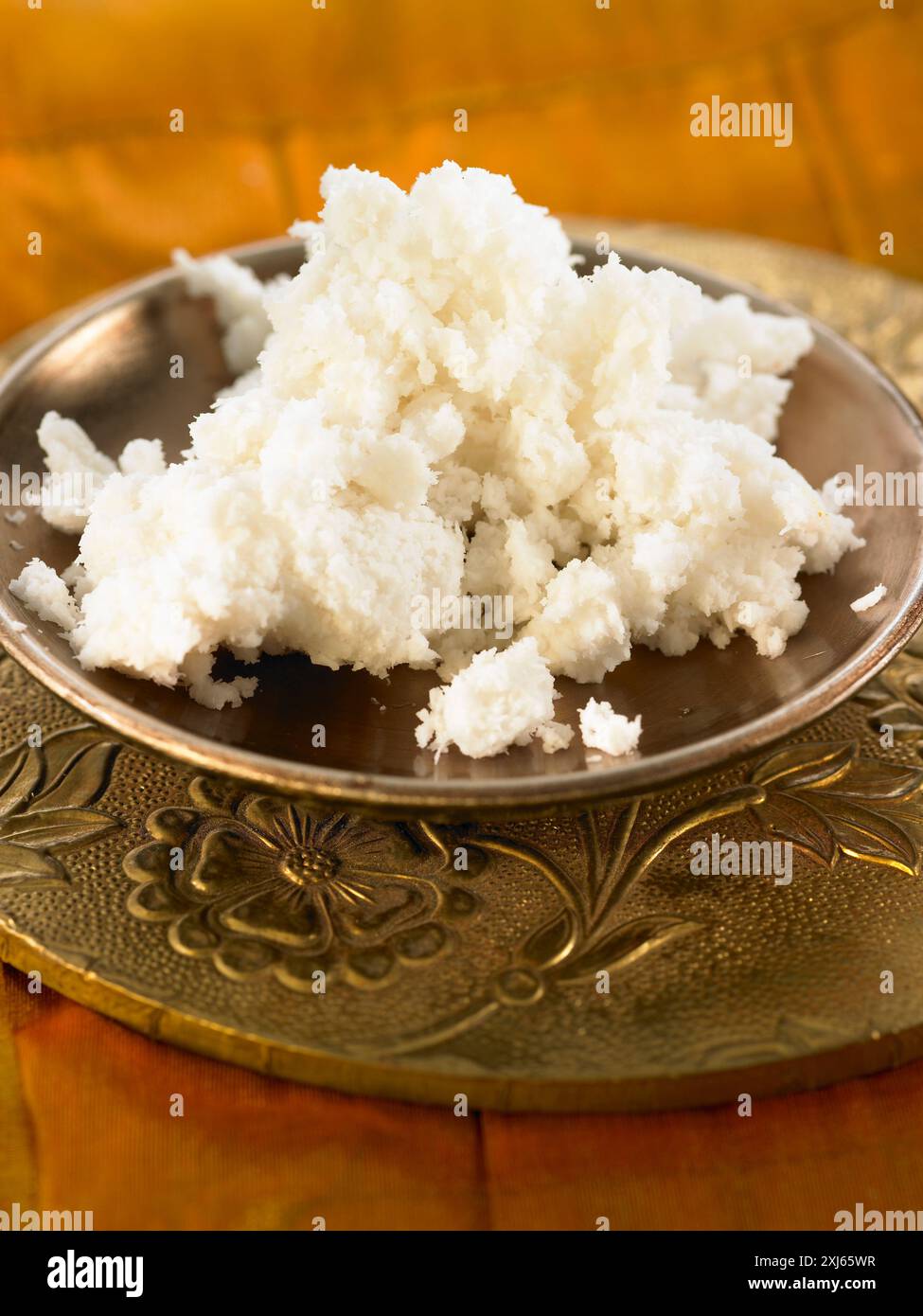 Kokosraspeln Stockfoto