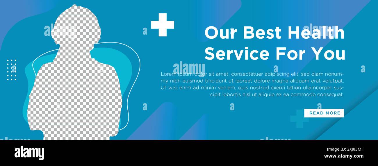 Design Medizinischer Banner Stock Vektor