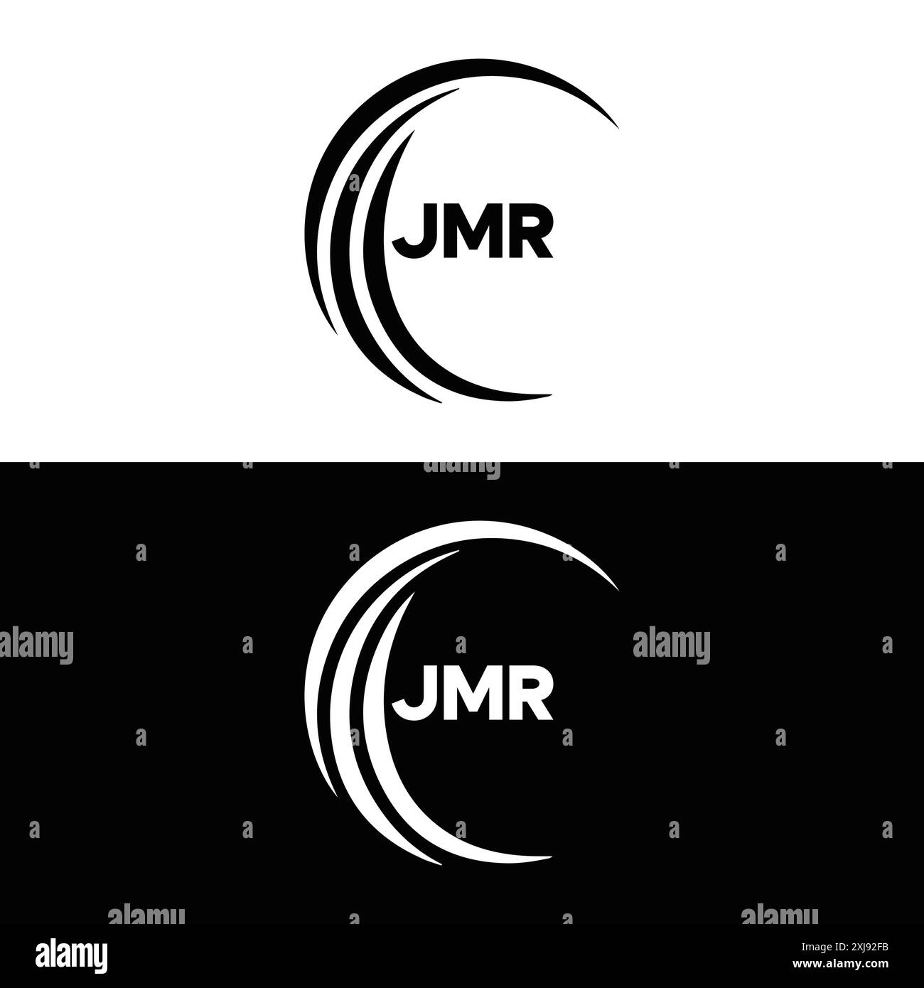 JMR-Logo. J M R-DESIGN. Weißer JMR-Buchstabe. JMR, J M R Letter Logo-Design. J M R Letter Logodesign in GOLD, GOLDENES LOGO, DREI, Stil. Letter-Logo-Set Stock Vektor